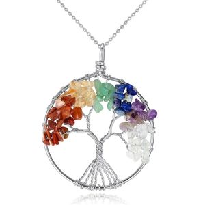 Tree Of Life Large Multicolor Necklace